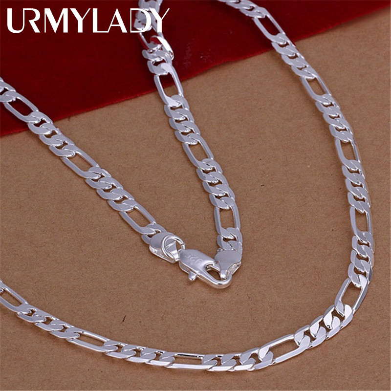 Trang sức thời trang unisex: Vòng cổ bạc 925 chất lượng cao với dây chắc chắn