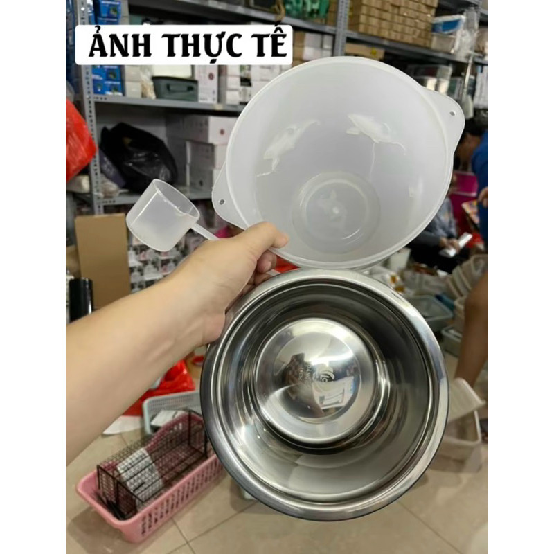 Bát ướp rượu nóng, lạnh inox cao cấp (TẶNG GÁO MÚC RƯỢU)