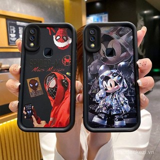 Vivo 1811 1816 1817 1820 1807 1851 1727 1726 V9 Youth y95 y85 y91i Ốp lưng silicon người nhện mềm owjd chống sốc