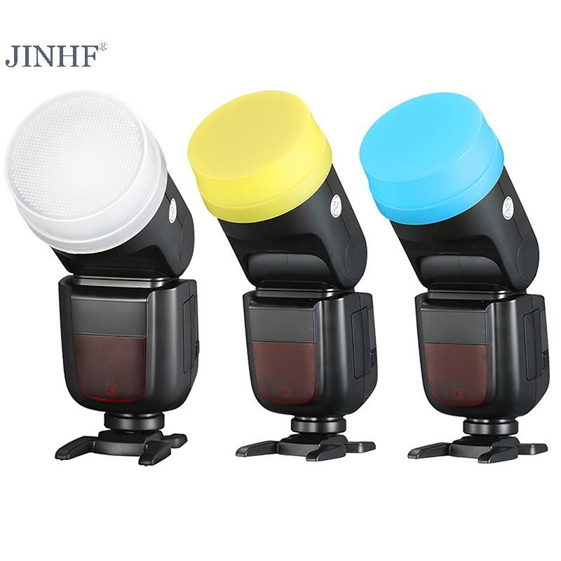 JINHF V1 AD100Pro AD200 AD200Pro Speedlite Flash Trắng Xanh Vàng Khuếch Tán Hộp Mềm HOT