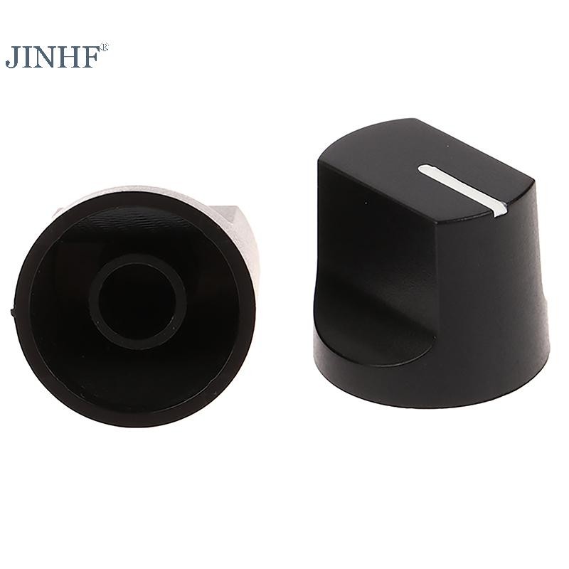 JINHF 5 Cái Mỏ Vịt Loại Núm 19 * 16mm Điện Áp Bakelite Núm Mã Hóa Ban Nhạc Trục Hoa Lỗ 6mm Núm HOT