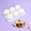 Khuôn làm bánh Mousse 3D bằng silicon cấp cc với 6 khoang Dụng cụ làm bánh thủ công Thích hợp để nướng sô cô la tráng miệng