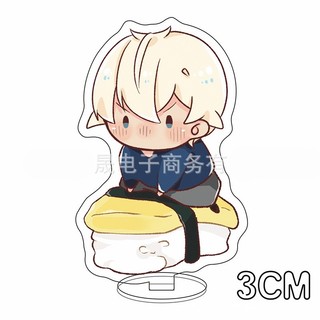 (3CM) Mô hình Standee DETECTIVE CONAN ver SUSHI Thám tử lừng danh tượng acrylic anime mica chibi trưng bày xinh xắn