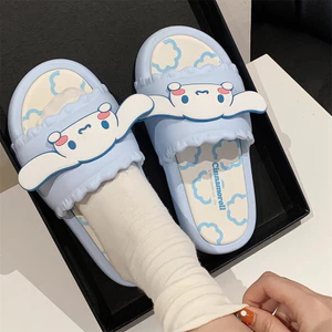 Xixitao Bé Gái Mùa Hè Mới Sanrio Joint Dễ Thương Quế Chó Dép Thời Trang Thường Ngày