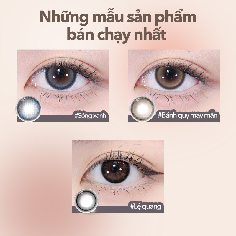 Ảnh Kính áp tròng 6 tháng moody có độ cận 0-7, đặc biệt từ KOL 1