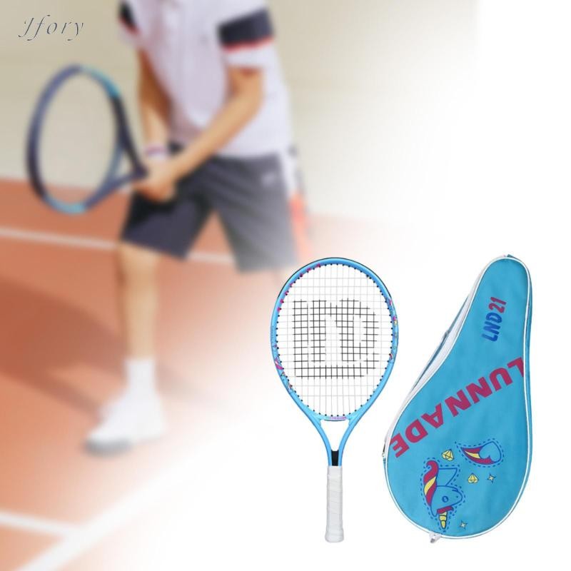 Jfory Trẻ Em Tennis Vợt Tennis Tay Cầm Chống Trơn Trượt Cho Người Mới Bắt Đầu Khung Sợi Carbon Chống Sốc Có Túi Để Thực Hành Sân Vườn