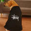 3xl-6xl Đen Graffiti Họa Tiết Mèo / Chó Thoáng Khí Kích Thước Lớn Áo Vest Lớn Vừa Quần Áo Cho Chó