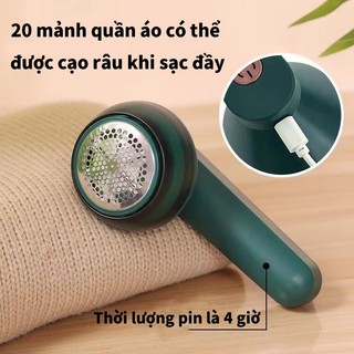 Máy Cắt Lông Xù Quần Áo Đa Năng, Cắt Sạch Mạnh Mẽ, USB Sạc Lại, Thiết Kế Cầm Tay Tiện Lợi