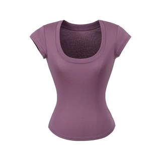 Áo Thun Nữ Cổ U Chất Liệu Viscose Mỏng Nhẹ Form Ôm Sát Body Co Giãn Tôn Dáng Mùa Hè