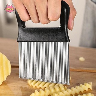 N & X Nâng cấp nhà bếp của bạn với 1 máy cắt nếp nhăn - Máy cắt gợn sóng cho trái cây, rau củ, Salad, cà rốt, khoai tây &.