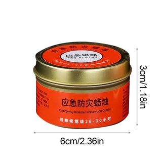 Khẩn Cấp Chống Thảm Họa Nến Sinh Tồn 30 Giờ Nến Nhà Chiếu Sáng Chống Gió Đốt Dài Thực Phẩm Ấm Trà Ánh Sáng Nến enmdavn