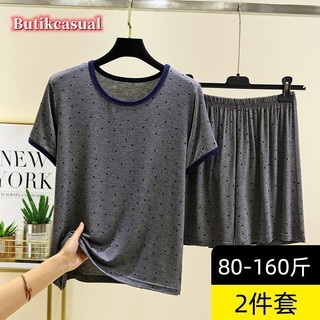 Phụ Nữ Quần short Tay Ngắn Bộ Mùa Hè Mỏng Bộ Đồ Ngủ Phòng Chờ Bộ Đồ Ngủ Mát Bộ