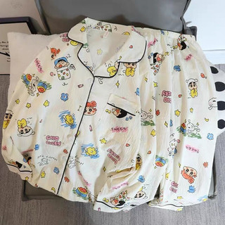 2025 Mới Dài Tay Đám Mây Ngọt Ngào Cotton Ngắn Tay Bộ Đồ Ngủ Nữ Ngày Mùa Hè Hoạt Hình Xuân Thu Đông Trang Phục Nhà Quần Áo