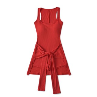 Thiết kế mới Dây đeo thắt lưng Áo Vest hai mảnh Quần short liền quần Yoga
