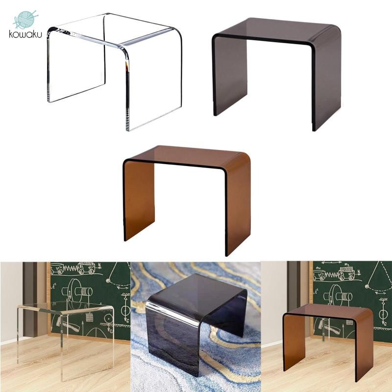 Bàn bên Acrylic Bàn cà phê Nhà bếp Bàn bên nhỏ Bàn cuối trong suốt