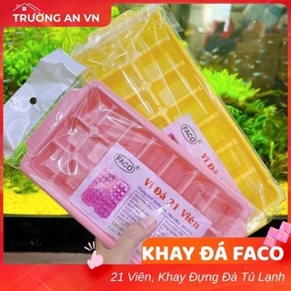 Khay đá 21 viên FACO – Nhựa an toàn, không mùi, dùng bền