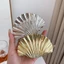 NKSFX 1 Cái Kẹp Cá Mập Vỏ Không Đều, Kẹp Móng Vuốt Tóc Kim Loại Bóng, Punk Barrettes Kẹp Tóc Phụ Kiện Tóc