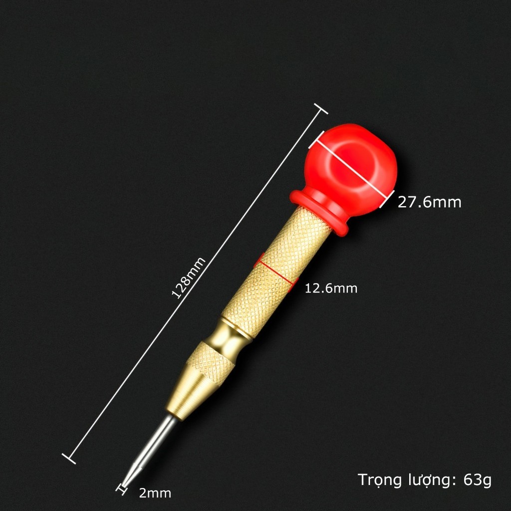 Đục lấy dấu tự động loại có mũ chống trượt, Đục lấy dấu tự động, Bung tu lấy dấu định vị lỗ khoan