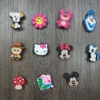 Giá Sỉ nút gắn dép 2D siêu rẻ - sticker charm sticker cài dép sục, satihu, dép cá sấu -Nhà Sấu