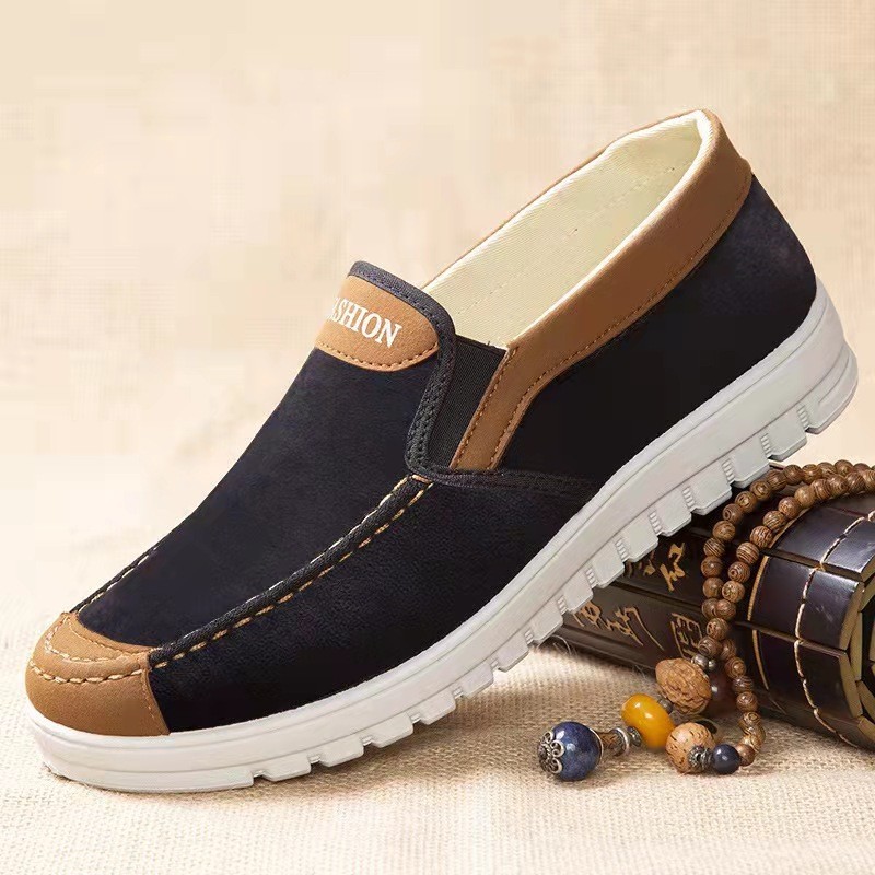 Giày Thuyền Nam Chất Liệu Canvas Chống Trượt