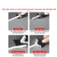 Bộ dụng cụ miết keo silicon kèm 5 đầu miết , Chà Ron Gạch - Cạo Cắt Keo Silicone Cửa Kính -GIOVA