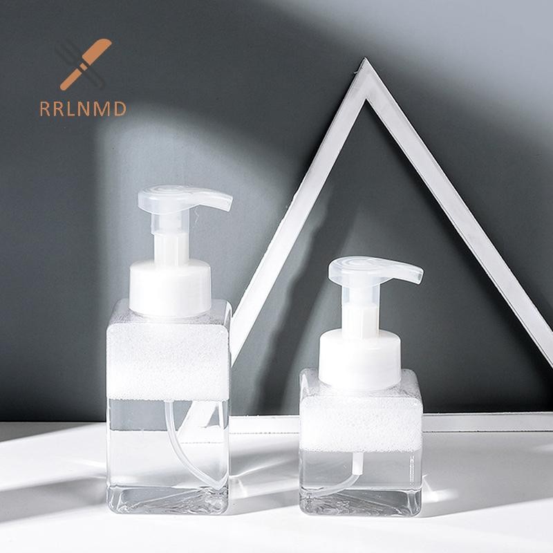 RRLNMD 250 / 450ml Hộp Đựng Bọt Lớn Chai Bơm Nhựa Xà Phòng Rỗng Chai Có Thể Đổ Lại Cho Du Lịch Dầu Gội Chai MỚI