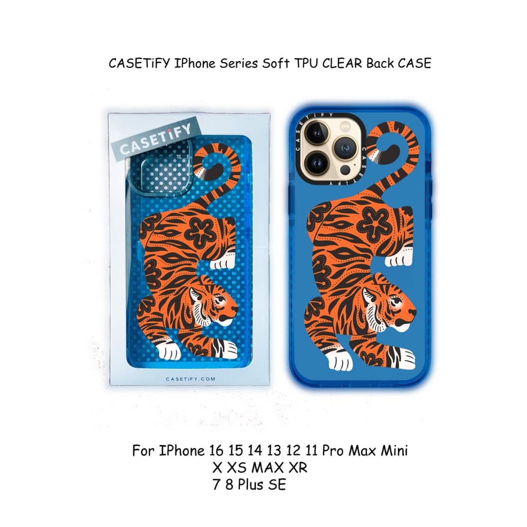 Hoa Hổ CASETiFY IPhone Series Sky Blue Soft TPU CLEAR Ốp Lưng Cho ...