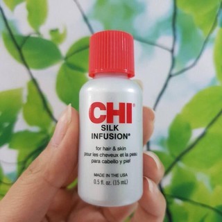 Tinh dầu dưỡng tóc CHI Infra Silk Infusion nhỏ 15ml [ TN ]