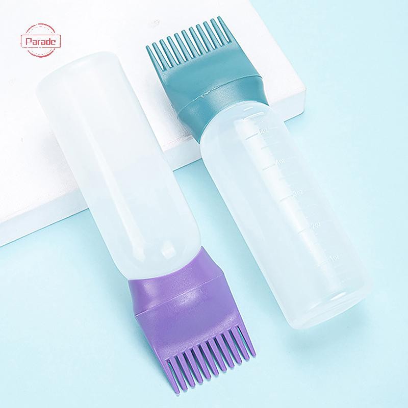 Parade 120ml Nhựa Thuốc Nhuộm Tóc Có Thể Đổ Lại Chai Applicator Lược Pha Chế Salon Tô Màu Tóc Dụng Cụ Tạo Kiểu Tóc VN