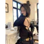 Pure Desire Sweet and Spicy Hollow out Back-Exposed Long-Sleeved T-shirt Women's Autumn Design Sense Back Strap All-Matching Short Bottoming Shirt Ins 646e