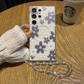 Vỏ hoa dại tươi sáng cho Samsung s25 s25plus ultra Case Girly S22 S22plus S23 S23Plus s23fe s24 s24plus s24ultra Cover