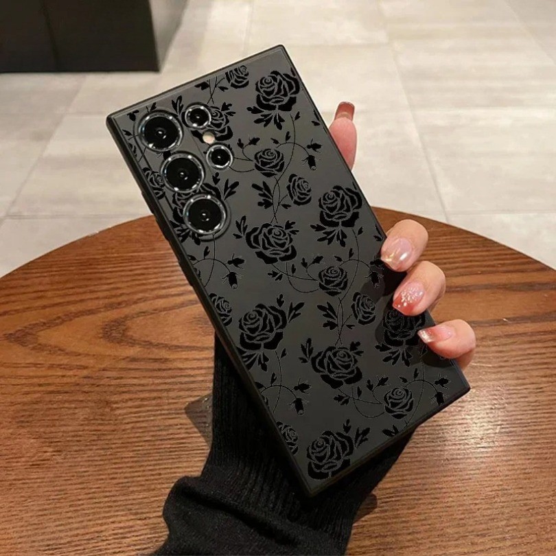 Ốp Điện Thoại graffiti Đen Cho Redmi A3 14R K70 Ultra K70 K60 K50 Pro K70E K60E K60 Ultra K40 Gaming K40S Mềm Chống Sốc ốp Lưng
