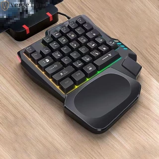 Bàn phím tay đơn HOMEHAVEN, Bàn phím Mini phát sáng một tay, Bàn di chuột cầm tay đơn có dây USB 35 phím Bàn phím cơ chơi game Điện thoại thông minh
182.590
₫
-9%
Mua 2 & giảm 7.000₫
5.0
Đã bán 19
Nước ngoài