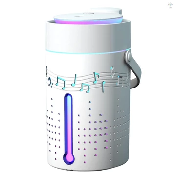 Máy khuếch tán tạo độ ẩm phun sương 1000mL với loa Bluetooth Đèn đầy màu sắc Máy tạo độ ẩm yên tĩnh Máy khuếch tán tinh dầu Tự động tắt tạo độ ẩm lấp đầy hàng đầu cho phòng ngủ độ ẩm gia đình chạy bằn