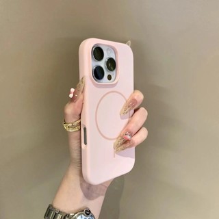 Ốp điện thoại di động từ tính silicon lỏng mới cho iPhone16 Pro Max 15 14 13 12 11 Pro Max Vỏ bảo vệ camera chống sốc Vỏ mềm chống rơi