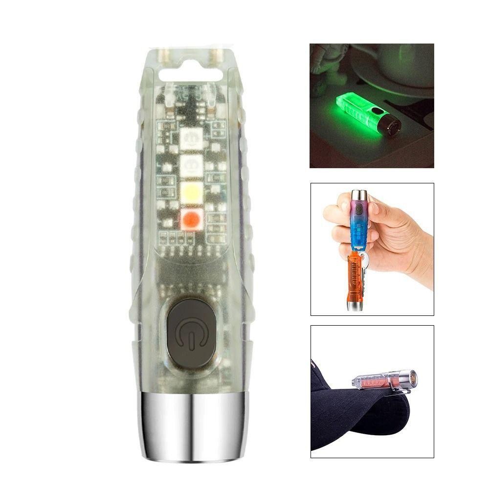 Đèn pin mini móc khóa DONOVANQQ - Siêu sáng, chống nước, nhiều chế độ chiếu sáng, phù hợp cắm trại
