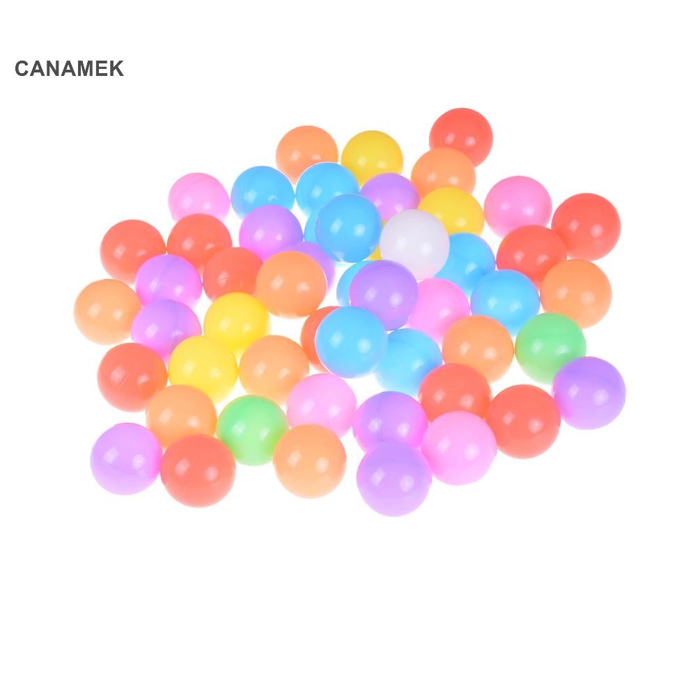 Canamek 10 Cái / lốc Thân Thiện Với Môi Trường Nhiều Màu Sắc Nhựa Mềm Bể Bơi Nước Đại Dương Sóng Bóng Cho Bé Đồ Chơi Vui Nhộn Căng Thẳng Bóng Khí Ngoài Trời Vui Vẻ Thể Thao CSF