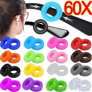 Kính mắt Móc tai chống trượt 10 / 20 / 30 Cặp, Tay áo tai silicon mềm cho bóng rổ / chạy bộ, Phụ kiện kính phù hợp đa năng