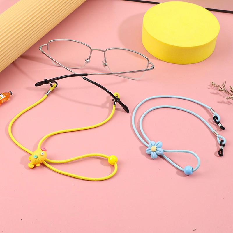 Hoạt Hình Phụ Kiện Hoạt Hình Kính Dây Treo Cổ Chống Trơn Trượt Kính Mát Dây Xích Kính Chống Rơi Chống lo