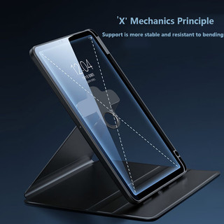 Ốp Bảo Vệ Cứng Acrylic Xoay Cho OPPO Pad 5 Pro 13.2inch 2026 Pad 5 Matte Display 12.1 Air5 4 3 Pro SE 11 Neo 11.4 Air2 Air 1.36 Pad 3 2 11.61 Bao Da Có Khe Cắm Bút