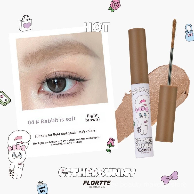 Kem nhuộm lông mày FLORTTE cho nhuộm lông mày hoang dã lâu dài NS7V