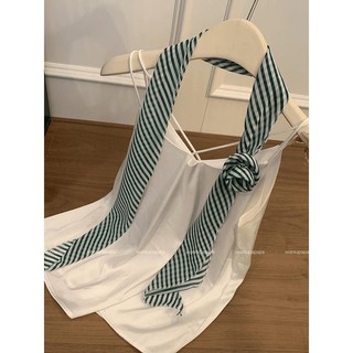 2025 Phong Cách Mới Xuân Hè Không Khí Phù Hợp Với Khăn Cổ Mỏng Phong Cách Streamer