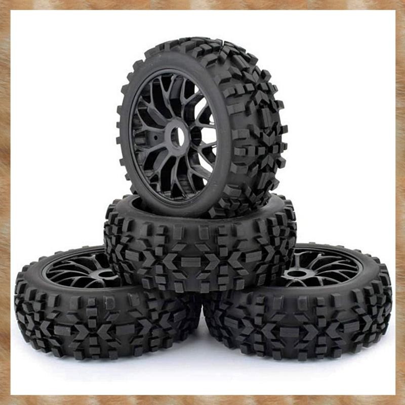 [S Z] 4 Bánh xe lốp địa hình 118Mm 1 / 8 RC 17Mm Hex cho ARRMA Redcat VRX WR8 Hobao RC Phần nâng cấp RC