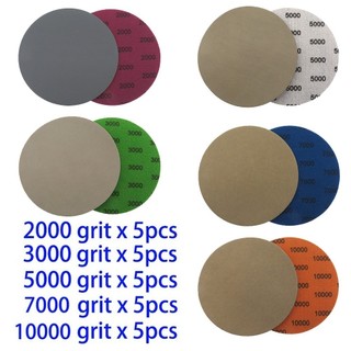 [Fuxin] 25 Đĩa chà nhám Grit 5 "125mm ướt / khô / 3000 / 5000 / 7000 / 10000