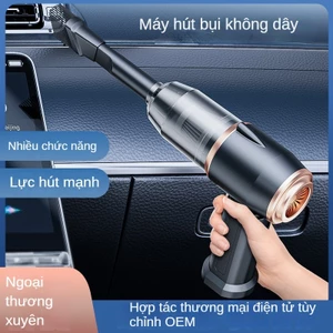 Máy hút bụi ô tô không dây Máy hút bụi cầm tay nhỏ Hút hút tích hợp công suất cao sử dụng kép