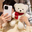 Rytanda Gấu Nhỏ Đồ Chơi Sang Trọng Mô Phỏng Dễ Thương Trái Tim Ôm Khăn Gấu Nhỏ Búp Bê Mềm Làm Đầy Động Vật Búp Bê Thích Hợp Cho Trẻ Em Bạn Gái Sinh Nhật Quà Tặng Giáng Sinh Trang Trí Phòng Ngủ