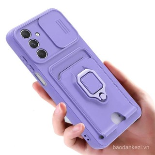 Ốp ống kính trượt cho Samsung Galaxy A56 A36 A26 A16 galaxya56 galaxya36 A 56 36 5g Ốp điện thoại chống sốc Ốp Vòng giá đỡ Ốp lưng mềm có khe đựng thẻ bảo vệ máy ảnh Stent
