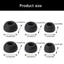 GODD Silicone Bảo Vệ Đầu Tai Cắm Đệm Trong Tai Thoải Mái Tai Nghe Nhét Tai Tăng Cường Độ Bền Thích Hợp Cho Buds 6