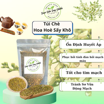 Trà Hoa Hòe Thái Bình, Nụ Hoa Hòe sao Khô,Hoa Hoè sấy khô,Hoa Hoè KHô,Hoa Hoè Sấy Nắng. Hàng Chuẩn Loại 1 Combo 1KG