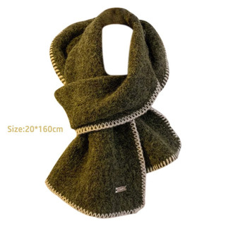 Khăn choàng Cashmere mùa đông ROLY, Khăn quàng cổ dài ấm áp mùa đông dày, Khăn choàng quấn hoang dã mềm mại chống gió giữ ấm cổ mùa thu đông